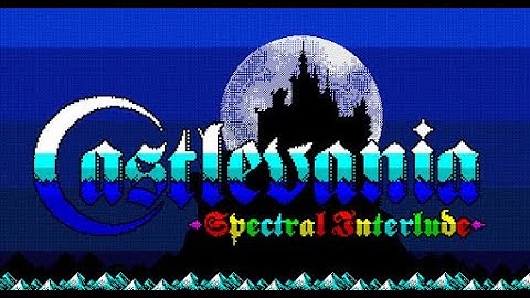 740 Castlevania Spectral Interlude Both endings ZX Spectrum , HD 60fps