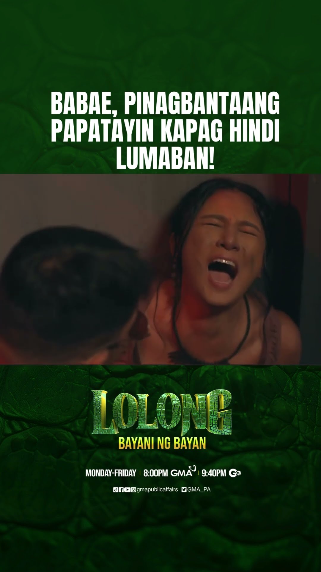 Babae, pinagbantaang papatayin kapag hindi lumaban!  | Lolong 2