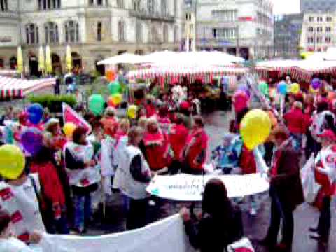 Kita-Streik in Halle (Saale)