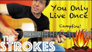 Como tocar You Only Live Once de The Strokes - Tutorial Guitarra + TAB  (HD) 