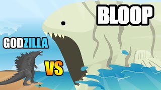 Godzilla vs Bloop | Godzilla vs Giant Monsters | Kaiju Animation