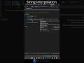 C string interpolation tutorial