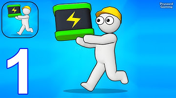 Battery Factory - Gameplay Walkthrough Part 1 Stickman idle Battery Factory Manager (iOS, Android)