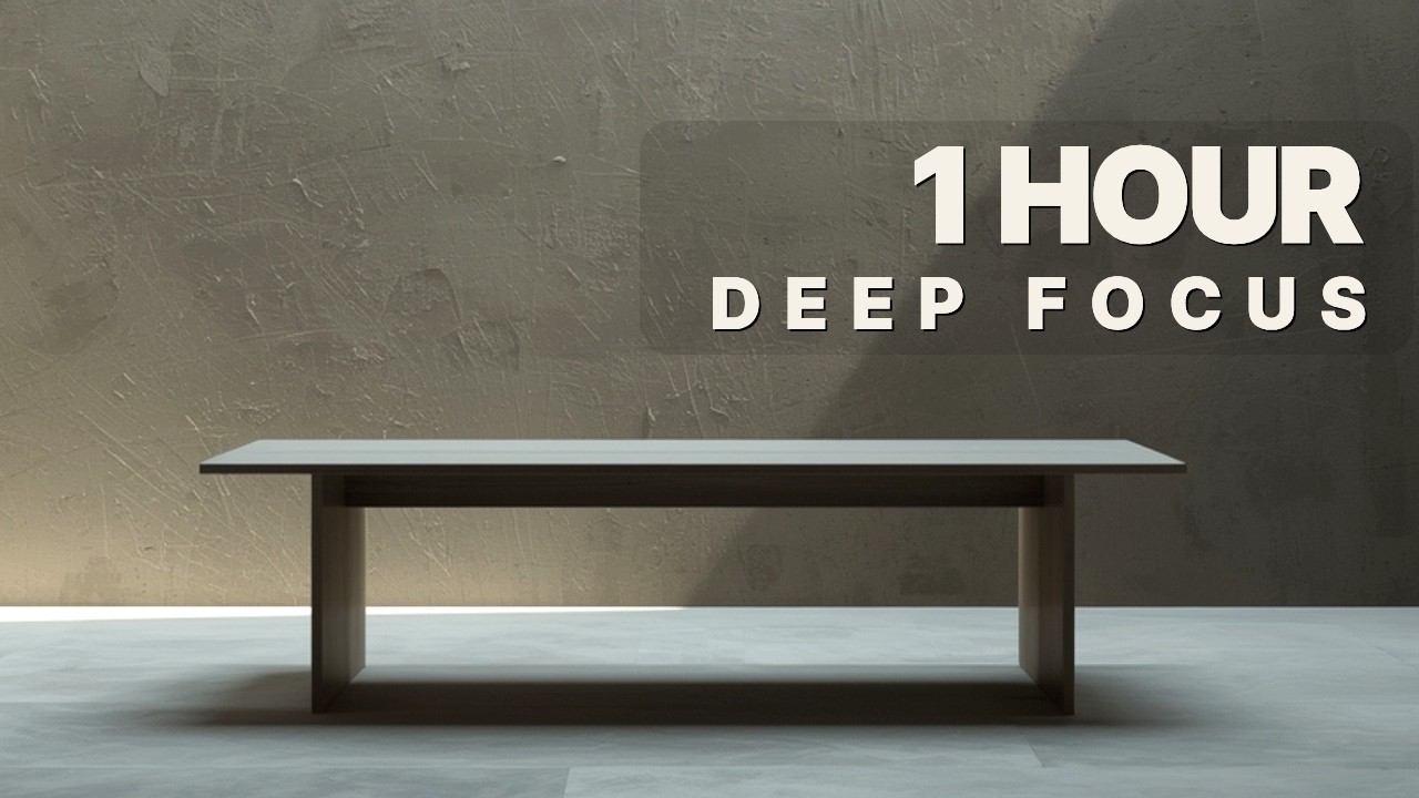 [Deep Focus] Distraction-Free Exam Study — 시험 대비 무방해 집중 음악 (1 Hour)
