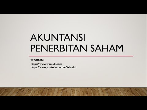 Pengertian Dan Contoh Jurnal Transaksi Penerbitan Saham Perseroan Terbatas