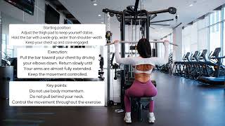 Wide Grip Lat Pulldown