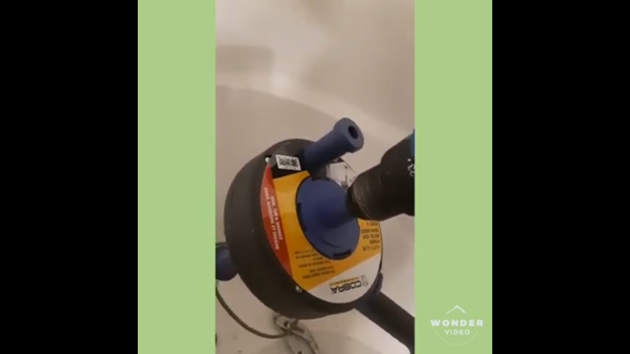 How to unplugged tub drain using an auger. YouTube