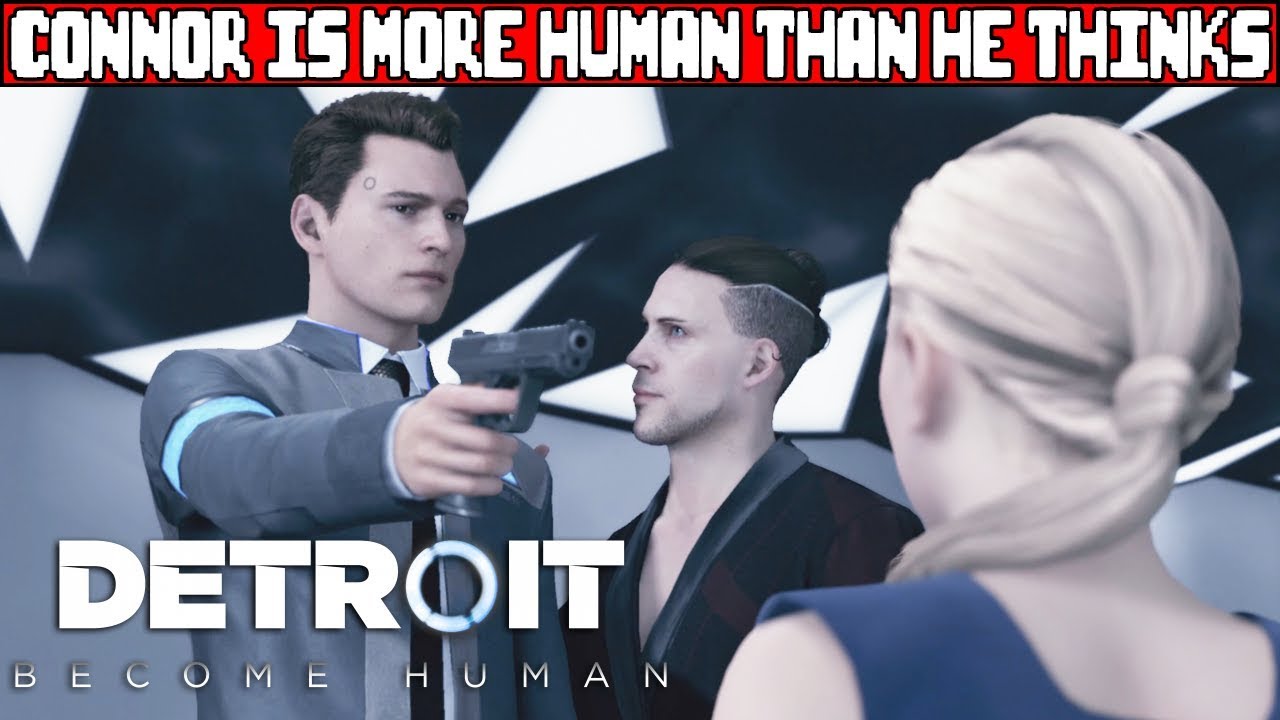Connor Refuses to Shoot Another Android DETROIT BECOME HUMAN - YouTube