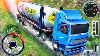 Oil Tanker Truck Driving Simulator - Cargo Transporter Offroad Uphill Driver 3D - Android GamePlay screenshot 4