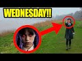 Drone catches wednesday addams in the river we found her