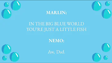 Big Blue World (Part 2) Lyrics - Finding Nemo Jr.