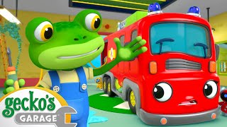 Firetruck Fixing Song | Gecko&#39;s Garage | Trucks For Children | Cartoons For Kids