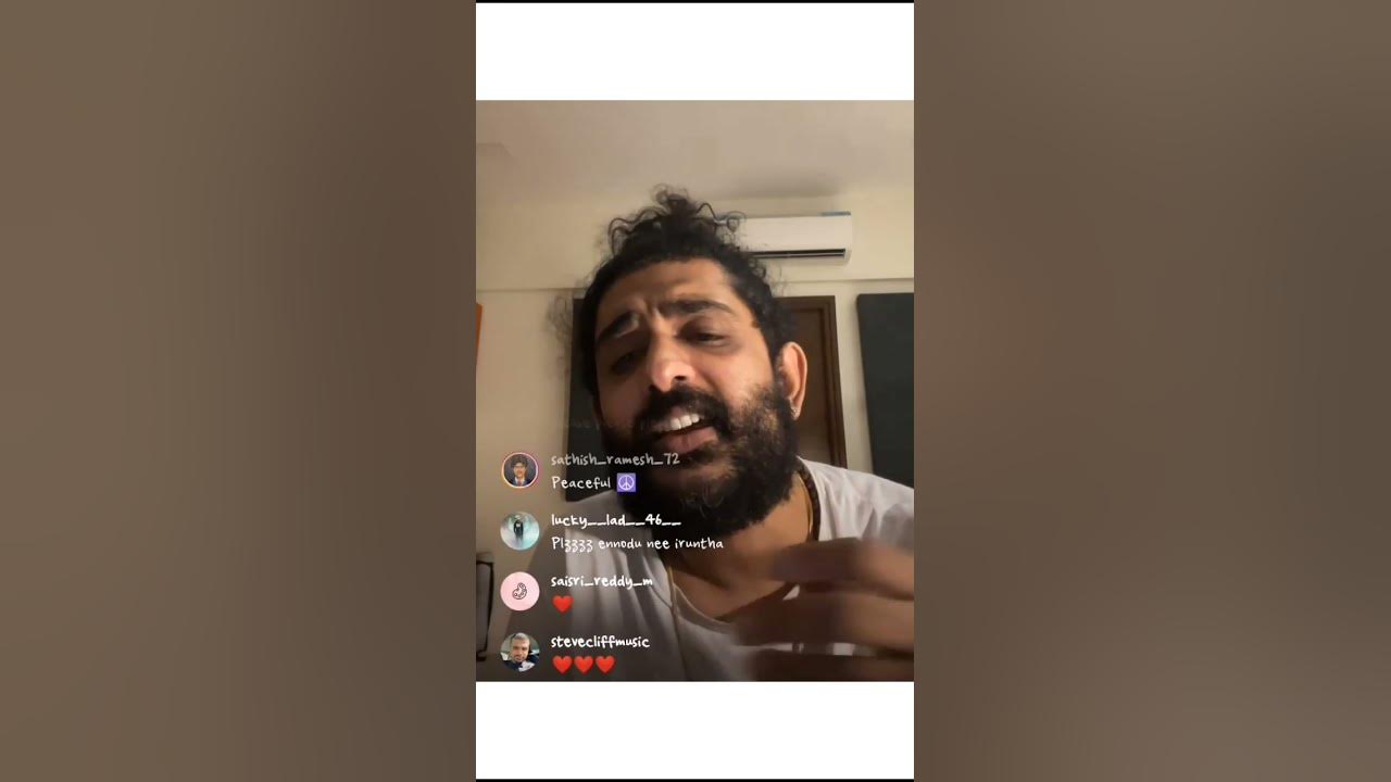 Sid Sriram Live Singing Srivalli Song ❤ #singwithsid #sidsriramfanpage