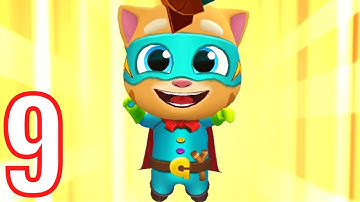 Talking Tom Hero Dash Gameplay - Part 9 - Super Tom iOS, Android game