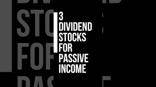 3 Dividend Stocks For Pive Income