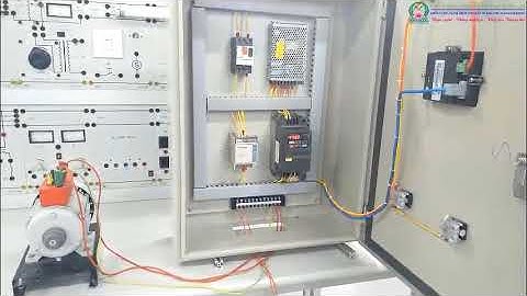 Điều khiển Động cơ 3 pha bằng Biến tần Delta kết hợp HMI Delta