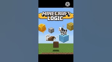 MINECRAFT LOGIC ❓ #minecraft #minecraftgameplay #youtube #gaming #minecraftgaming
