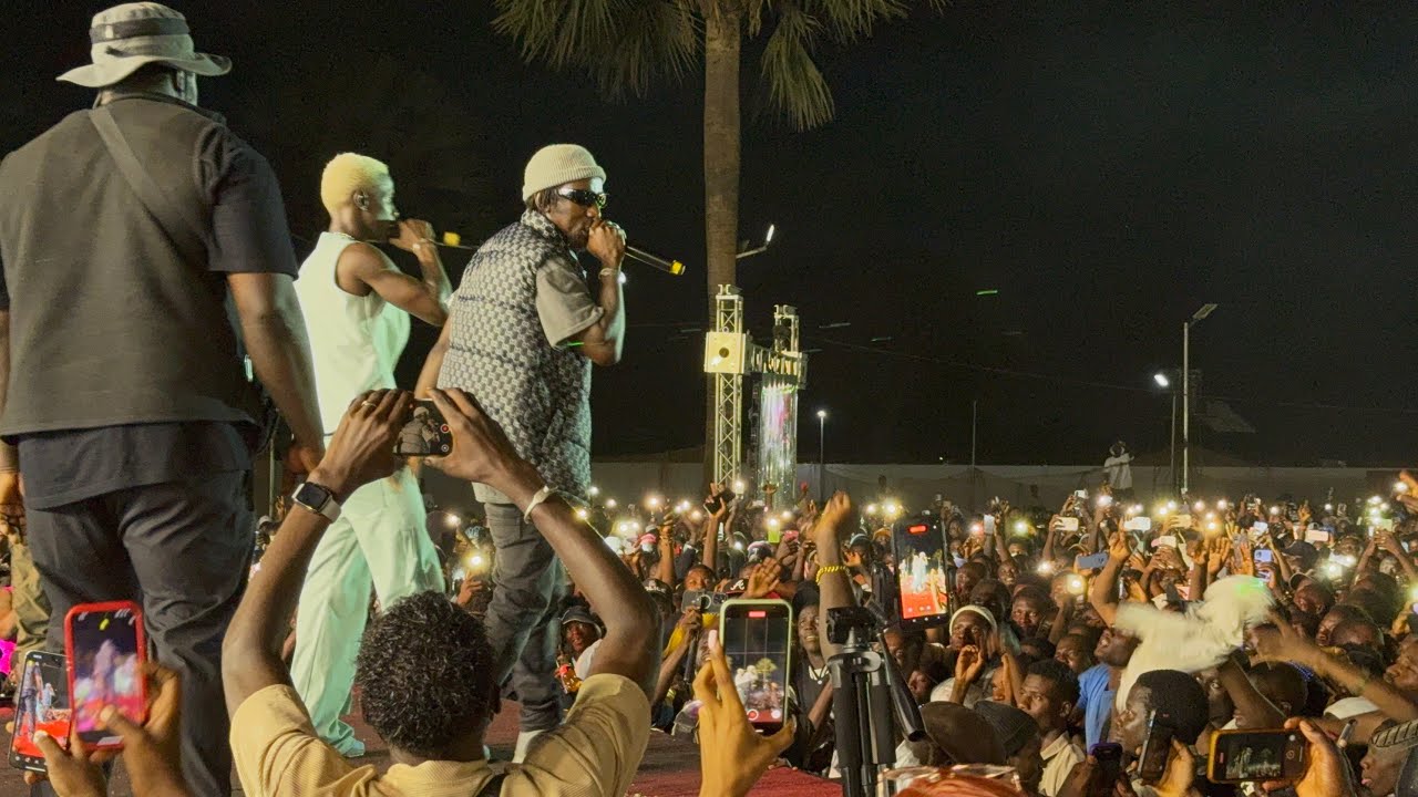 ST Gambian Dream & Jizzle Performing Together - MOBAY TAA Album Launching