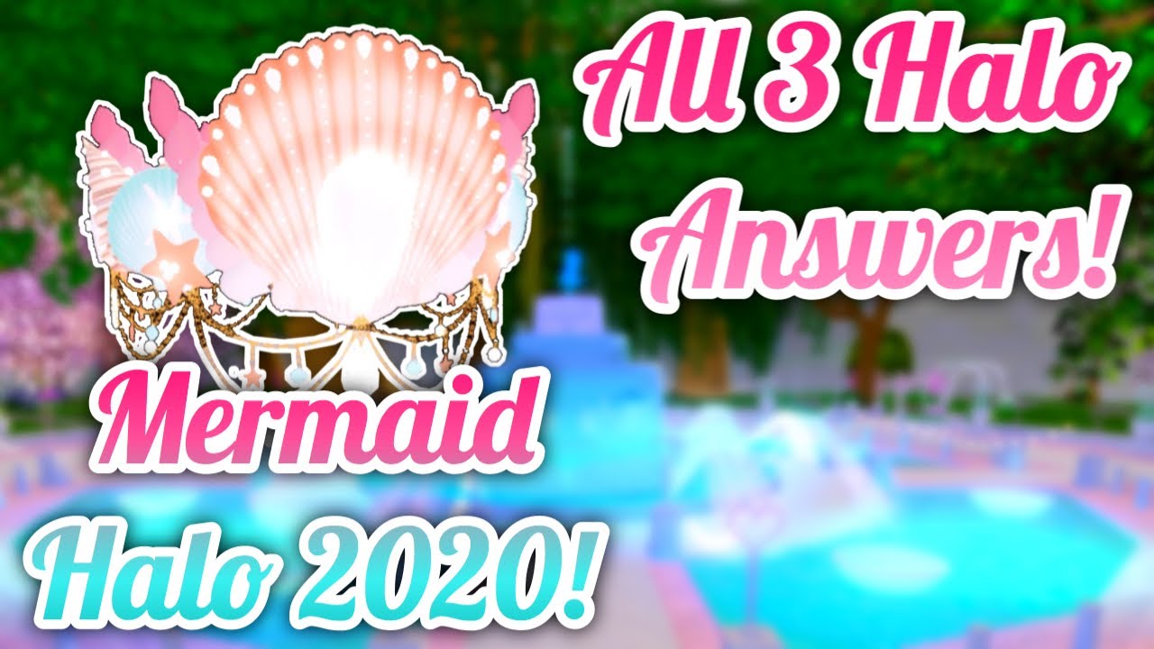 All 3 Mermaid Halo 2020 Fountain Story Answers Royale High Info