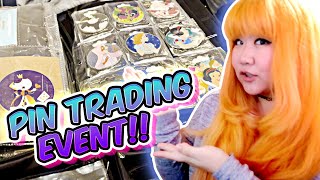 I WENT TO MY FIRST DISNEY PIN TRADING EVENT! - Small Pin Haul!