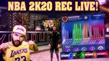 NBA 2K20 DOMINANT REC SQUAD LIVE! 91 OVERALL SHARPSHOOTING FACILITATOR
