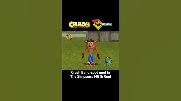 Crash Bandicoot Mod in the Simpsons: Hit & Run! | #CrashBandicoot #TheSimpsons