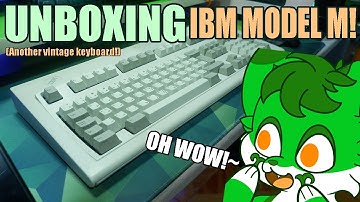 UNBOXING the LEGENDARY vintage keyboard?! (IBM Model M)