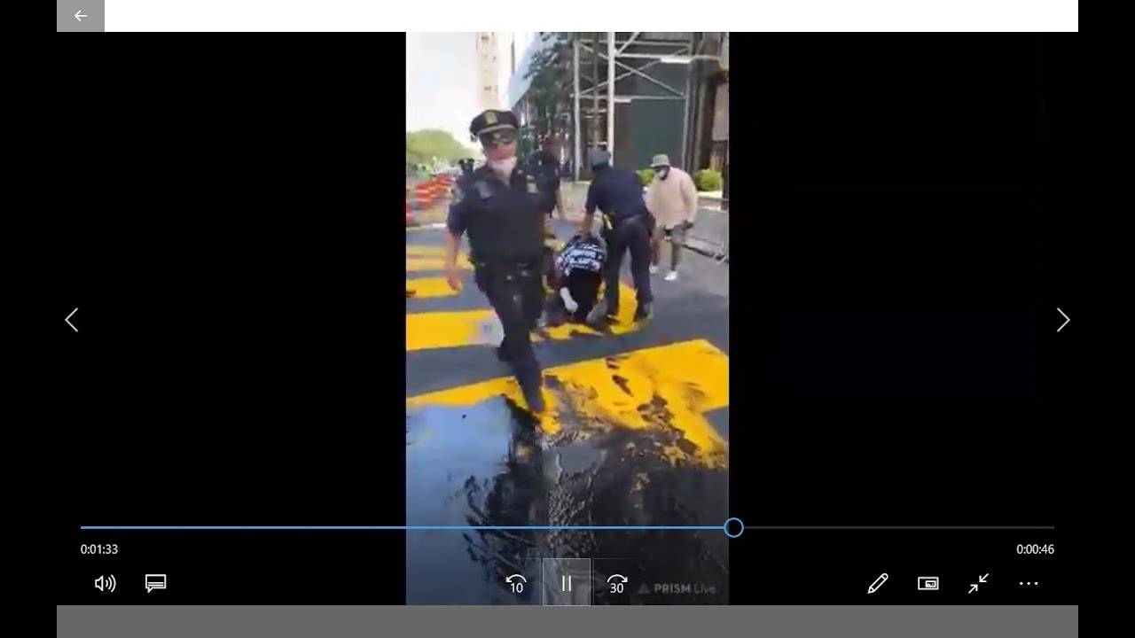 BLM Mural Defaced In NYC Twice Today