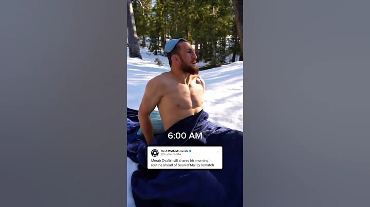 Merab Dvalishvili's morning routine for Sean O'Malley rematch