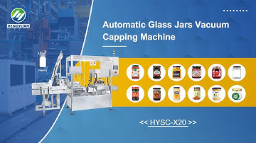 🚀Revolutionize Your Packaging with the HYSC-X20 Automatic Glass Jars Vacuum Capping Machine! 🔥