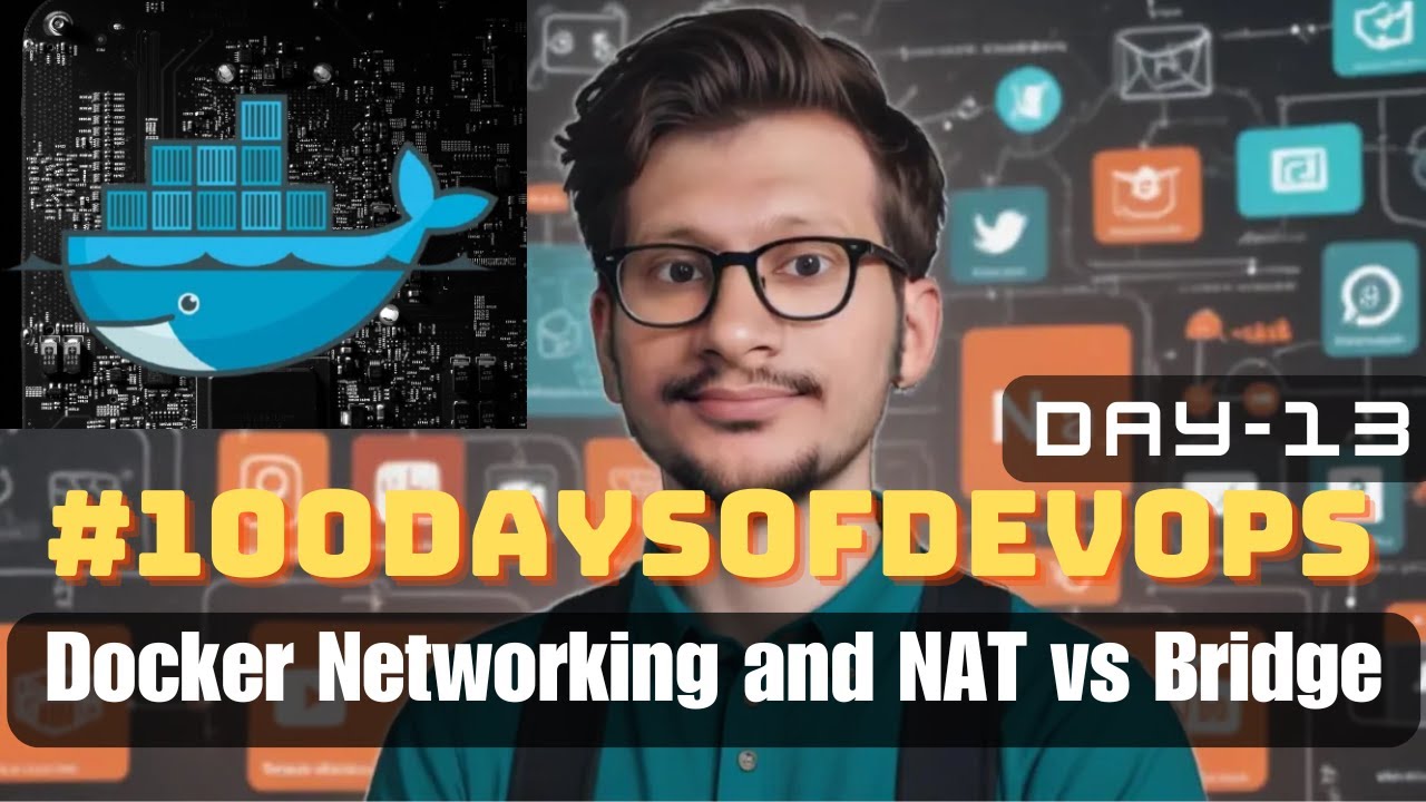 #Day13 of #100DaysOfDevOps Docker Networking and NAT vs Bridge Networks ...