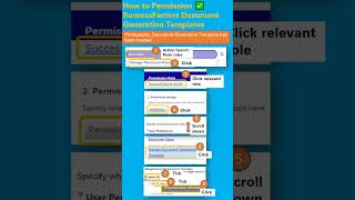 How to Permission ✅ SuccessFactors Document Generation Templates - Quick Guide Tutorial
