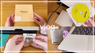 【vlog】KAT-TUN『Honey』が届いた日。開封作業、おやつを食べながらPC(Mac)でCDを取り込む方法を語る、大人ジャニオタの日常