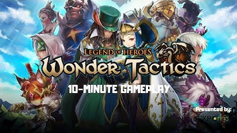 Wonder Tactics (Android/iOS) - 10 minute GAMEPLAY (Strategy RPG)