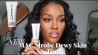 MAC Strobe Dewy Skin Tint Review | Skin Tint for Dark Skin