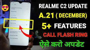 Realme C2 A.21 new update December | 5 new features, Realme C2 new update, Andriod 10