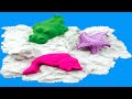 How to make Kinetic Sand Alligator Beach-KINETIC SAND BEACH