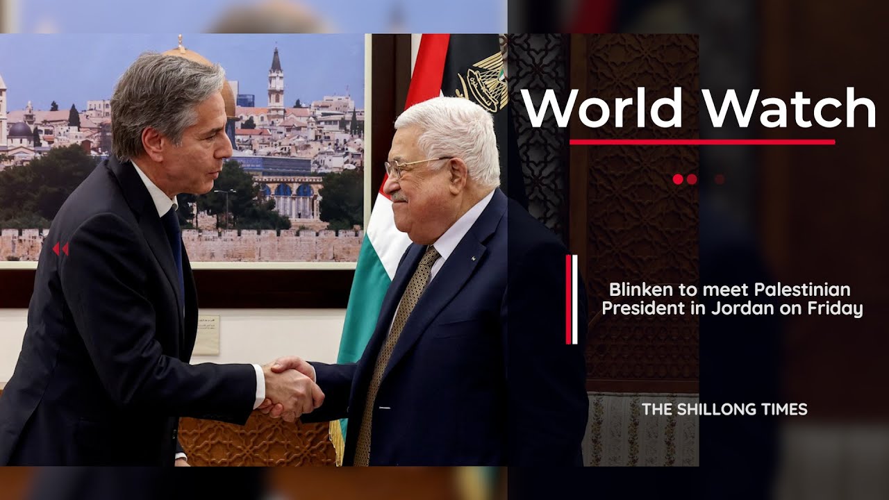 Blinken to meet Palestinian President in Jordan on Friday