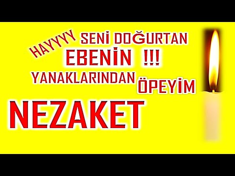 İyi ki Doğdun Nezaket İsme Özel Komik Doğum Günü Şarkısı