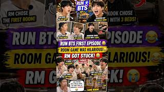 RUN BTS FIRST EPISODE FIGHT FOR ROOM 😂💜