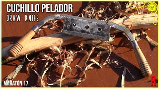 cuchillo pelador doble mango - draw knife