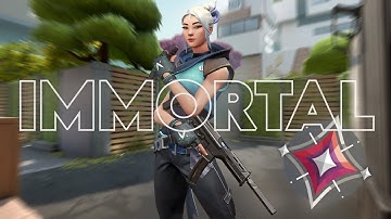 I finally hit IMMORTAL in Valorant!