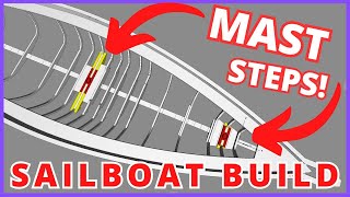 Mast steps installed! 🥳 - ep85 Project SeaCamel