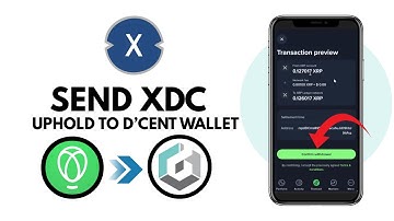 How to Send XDC from Uphold to D’Cent Wallet