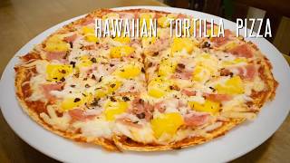 Hawaiian Tortilla Pizza