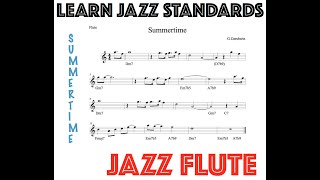 Learn Jazz Standards | Summertime | Jazz Flute
