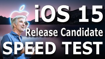 iOS 15 Release Candidate Speed / Performance Test vs iOS 14.8