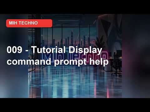 009 - Tutorial: How to Display Command Prompt Help in Windows 11 | CMD
