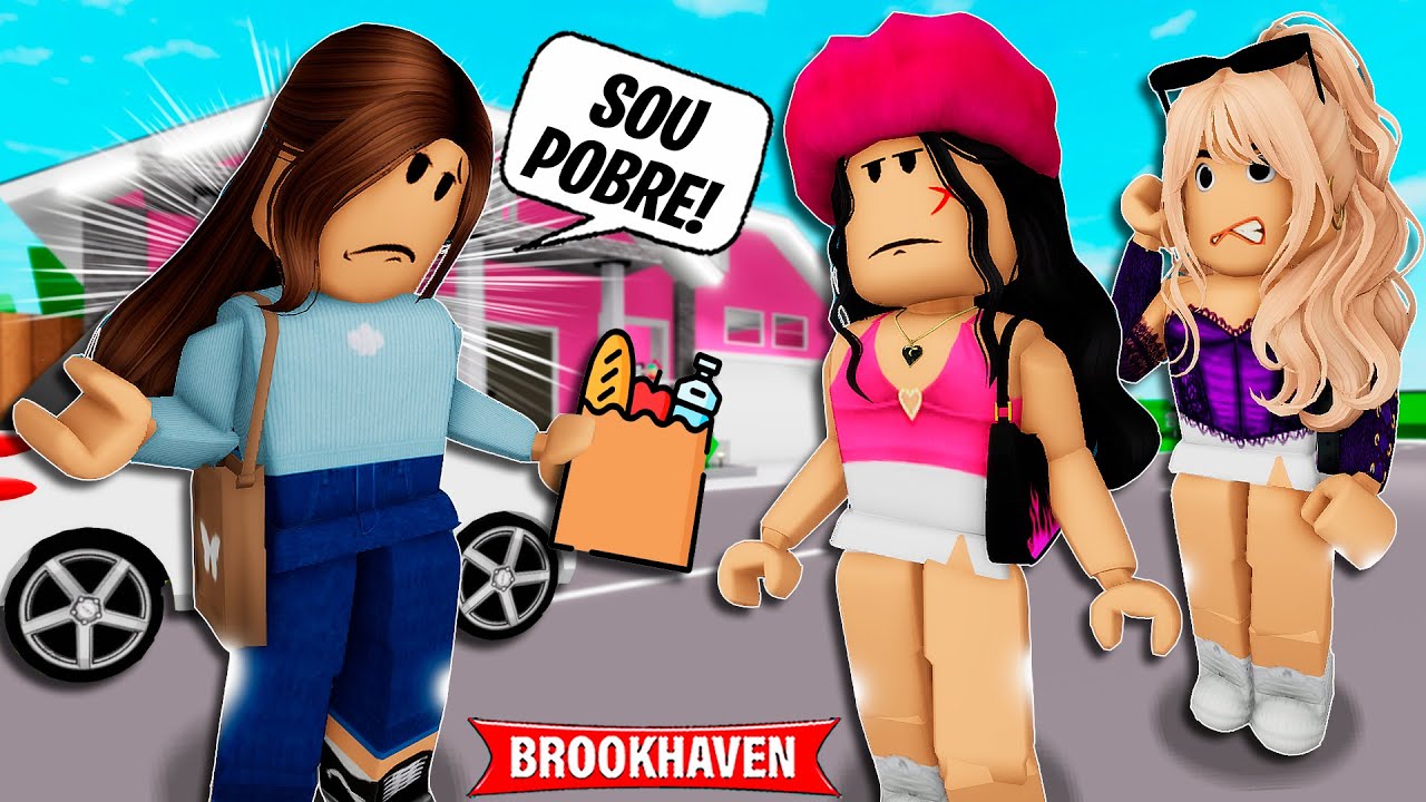 A MINHA AMIGA me TROCOU pela MENINA RICA  Historinhas Brookhaven Roblox  Bibi e Lud 