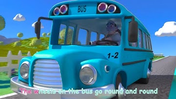[90 SECOND LOOP] Wheels on the Bus Sound Variations || Poem World